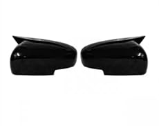ABS QUALITY BLACK BATMAN SIDE MIRROR COVER FOR MARUTI SUZUKI SWIFT SUZUKI FRONX SUZUKI BALENO SUZUKI GRAND VITARA COVER-2018 ONWARDS 2 Pieces