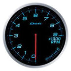 Tiger RPM Meter, Speedometer Tacho Gauge (Black)