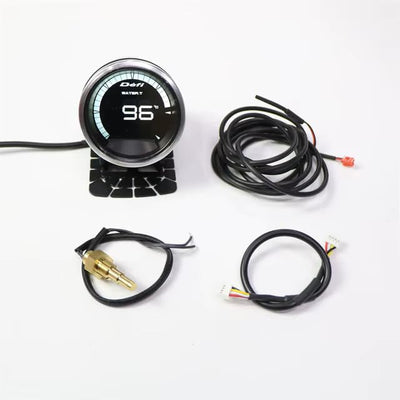 Water Temp Defi Style Meter Racer Gauge with 7 Colour LED Light Universal Water Temp Digital Meter