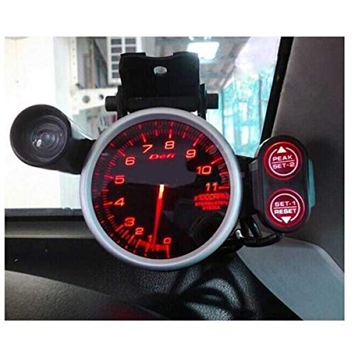 Tiger RPM Meter, Speedometer Tacho Gauge (Black)