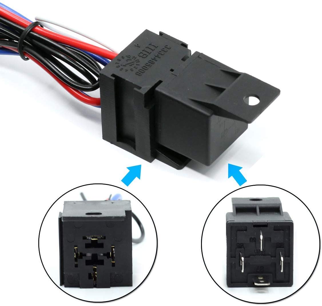 12V 4IN1 Racing Car Ignition Switch Panel with Engine Push Button Ignition Starter Switches Panel 4 in 1 Carbon Fiber Toggle Switches for Car Boat Vehicle Truck Trailer Yacht Ship SUV Caravan