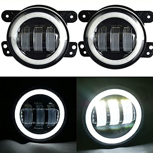 4 INCH LED FOG LAMPS LIGHTS, 60 (Watt) UNIVERSAL FOR ALL CAR Adjustable Beam With 60W Cree LED (With DRL & Turn Indicator.