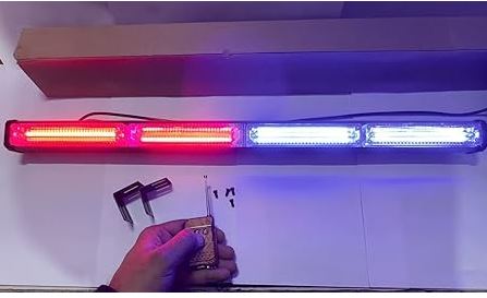 2COB & 4 COB LED BAR Strobe Light LED Flashers Mini Light Bar for SUV's 4X4 Car & Trucks (4 COB,RED BLUE WHITE)