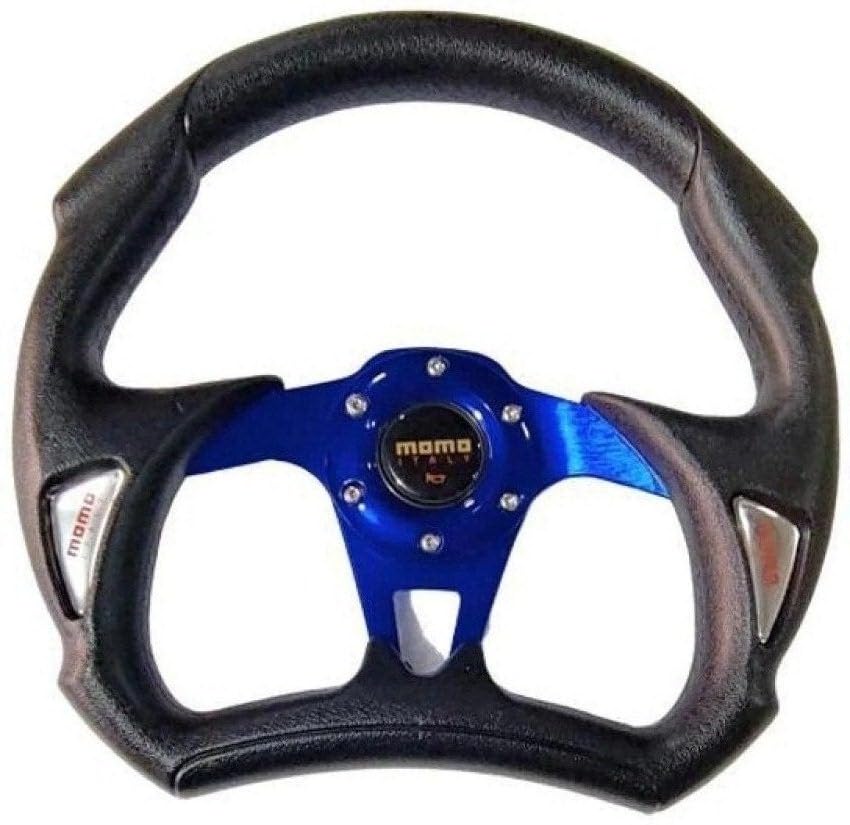 MOMO FULL D SHAPE STEERING Look Rally Race Off Road with HUB Free 12INCH Universal Steering Wheel for Sports Car