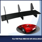 Acrylic Material GTI Rear After Lip 3FIN Diffuser Splitter Skirst Blinds Spoiler Diffuser Spoiler Compatible with Volkswagen Vw Polo Mk5 Acrylic Diffuserr for Car Auto Accessories