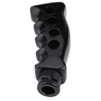 Black Gun Grip Knife Handle Gear Shift Knob Manual Transmission Car Shifter Kit Aluminum Manual Handle Shifter Lever Universal Gear Shifter Auto Accessories