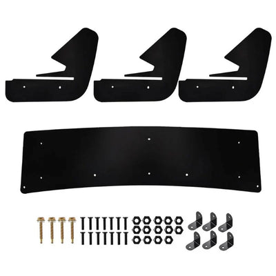 Acrylic Material GTI Rear After Lip 3FIN Diffuser Splitter Skirst Blinds Spoiler Diffuser Spoiler Compatible with Volkswagen Vw Polo Mk5 Acrylic Diffuserr for Car Auto Accessories