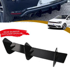 Acrylic Material GTI Rear After Lip 3FIN Diffuser Splitter Skirst Blinds Spoiler Diffuser Spoiler Compatible with Volkswagen Vw Polo Mk5 Acrylic Diffuserr for Car Auto Accessories