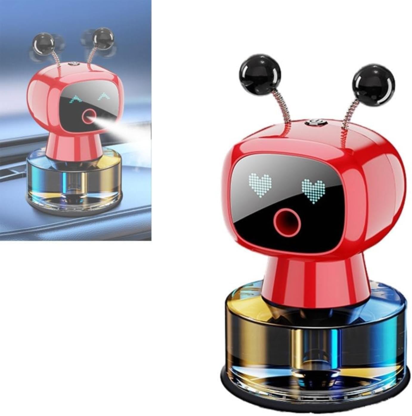Smart Robot RED Air Fresheners Automatic Car Air Freshener Diffuser Aromatherapy Spray Perfume Diffuser