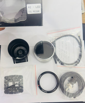 Universal Fuel Pressure Gauge Digital Racing Defi Meter With 7 Colour LED Car Fuel Pressure Gague Kit.