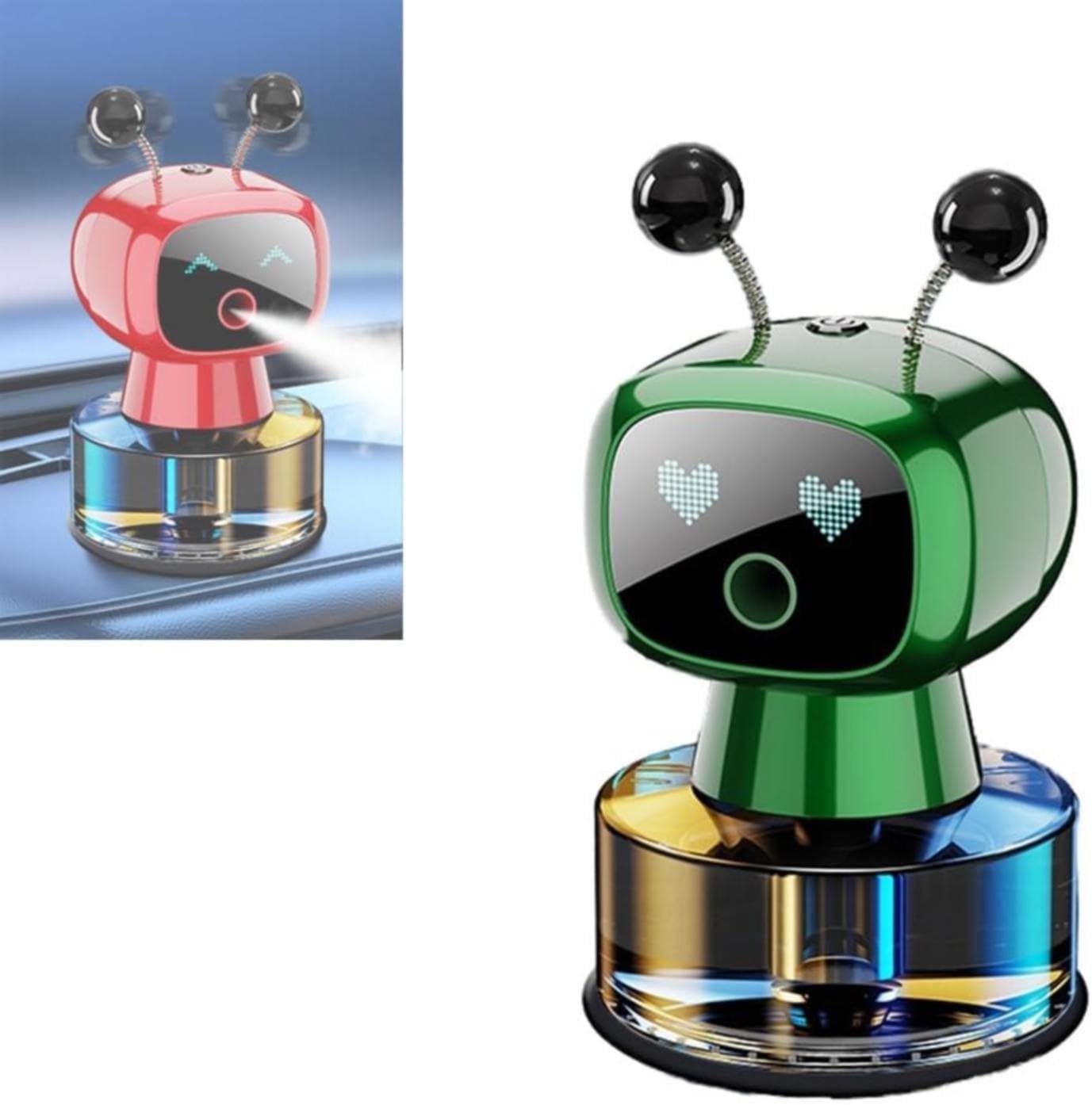 Smart Robot GREEN Air Fresheners Automatic Car Air Freshener Diffuser Aromatherapy Spray Perfume Diffuser