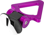 PURPLE Triangle Dummy Hook Car Bumper PVC Tow Hook Universal Decorative Racing Style Trailer Hook Sticker Rear Tow Strap Tow Hook-1 Piece Attractive Hook