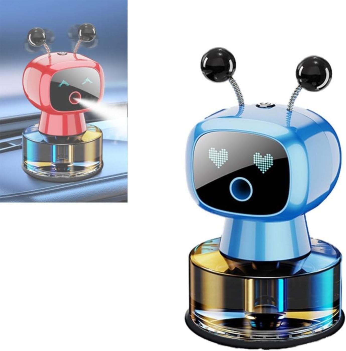 Smart Robot Blue Air Fresheners Automatic Car Air Freshener Diffuser Aromatherapy Spray Perfume Diffuser
