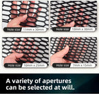 CAR MESH GRILL ABS Racing Honeycomb Mesh 47x16 Inches Honeycomb Hole 8x20 mm