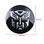 4pcs TRANSFOMER TRANSFOMERS Sign Emblem Car Wheel Center Hub Cap Caps Badge Sticker Decal