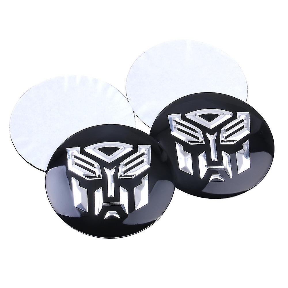4pcs TRANSFOMER TRANSFOMERS Sign Emblem Car Wheel Center Hub Cap Caps Badge Sticker Decal