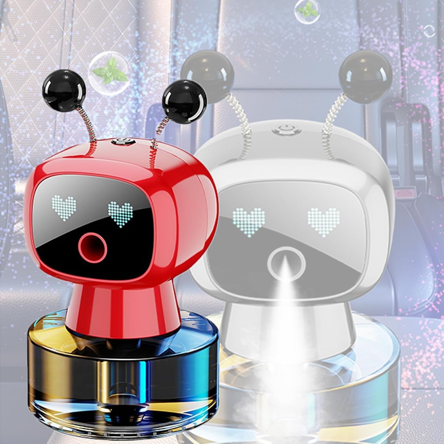 Smart Robot RED Air Fresheners Automatic Car Air Freshener Diffuser Aromatherapy Spray Perfume Diffuser