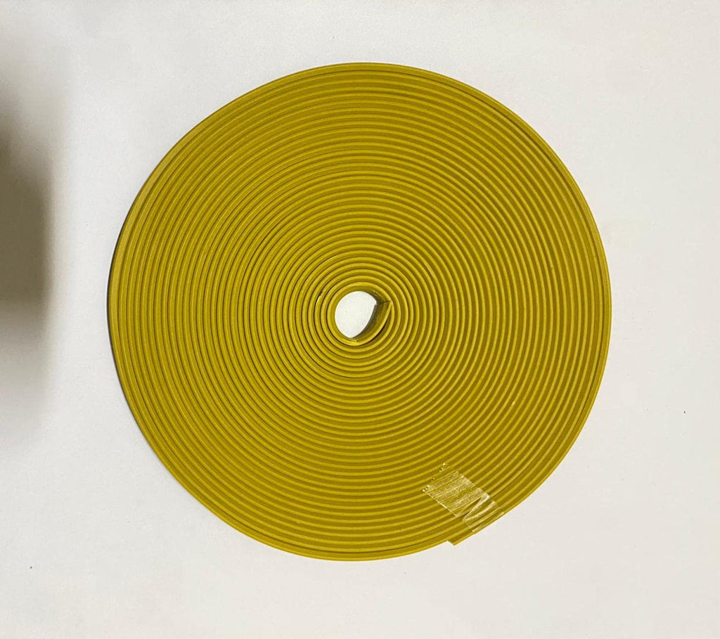 (YELLOW TYRE Guard) Car Tyre Guard Edge Protector Universal Beading Alloy Wheel Edge Ring Rim Protectors Tyres Tire Guard Rubber Moulding Sticker Attractive Strip