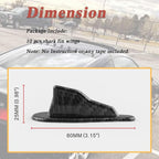 10Pcs Carbon Fin Air Vortex Generator Diffuser Shark Fin Set Kit Compatible with Spoiler Roof Wing Pointed Universal