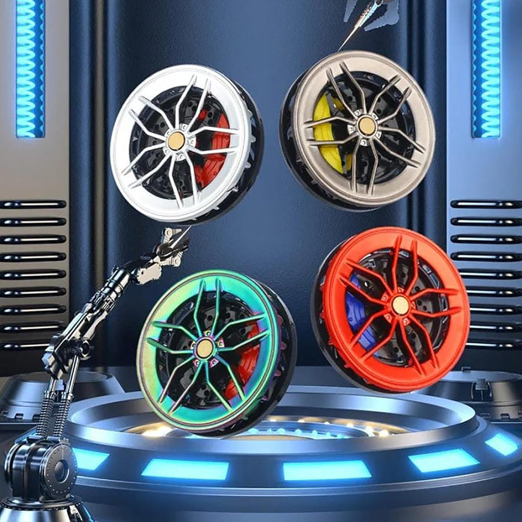 Alloy Wheel AC Vent Clips Freshener hub Air Outlet Car Diffuser Vent Clip Car Interior Decor Freshener With Organic Fragrance-1PC