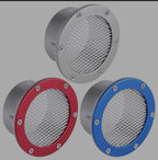 Vent Inlet, Bumper Air Duct, Universal Metal Replacement Durable Vent Inlet, Grille Vent Inlet, for All Cars Automotive Universal Air Duct Filter