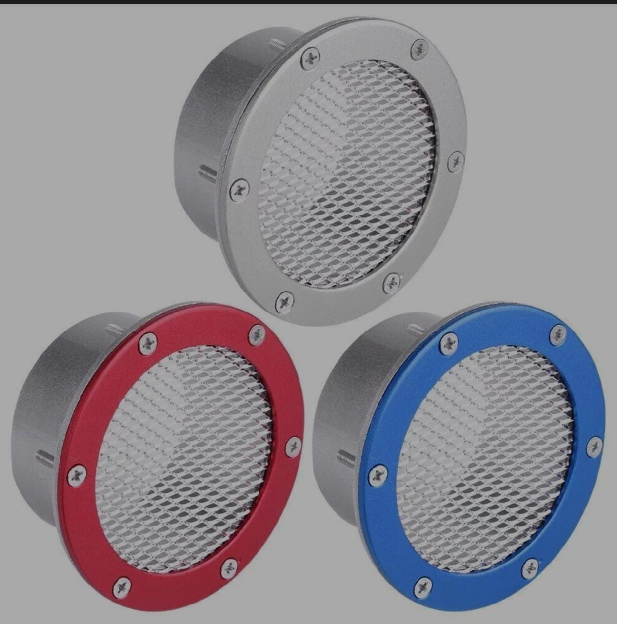 Vent Inlet, Bumper Air Duct, Universal Metal Replacement Durable Vent Inlet, Grille Vent Inlet, for All Cars Automotive Universal Air Duct Filter