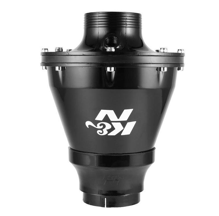 BLACK K N Apollo AIR Intake Filter K N Apollo Flow Air Filter Universal Air Intake Kit System CIS (Closed Intake System)- 1 PIECE For Cars.