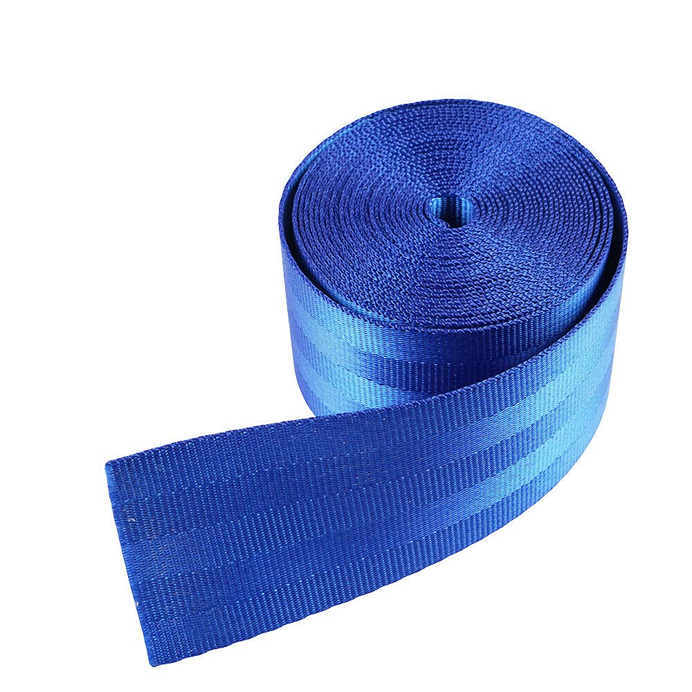 BLUE 3.6m 1PC, Car Seat Belt (Webbing Pad) Interior Accessory JDM DRIFTING SPORTS Universal For Car 3.6 Seat Belt Webbing pad