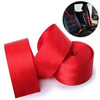 RED 3.6m 1PC, Car Seat Belt (Webbing Pad) Interior Accessory JDM DRIFTING SPORTS Universal For Car 3.6 Seat Belt, Car Accessories