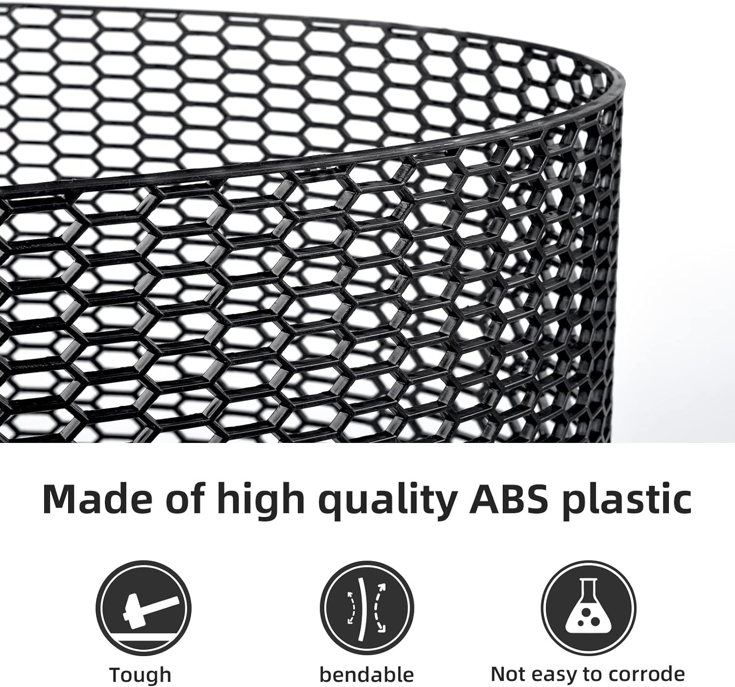 CAR MESH GRILL ABS Racing Honeycomb Mesh 47x16 Inches Honeycomb Hole 8x20 mm
