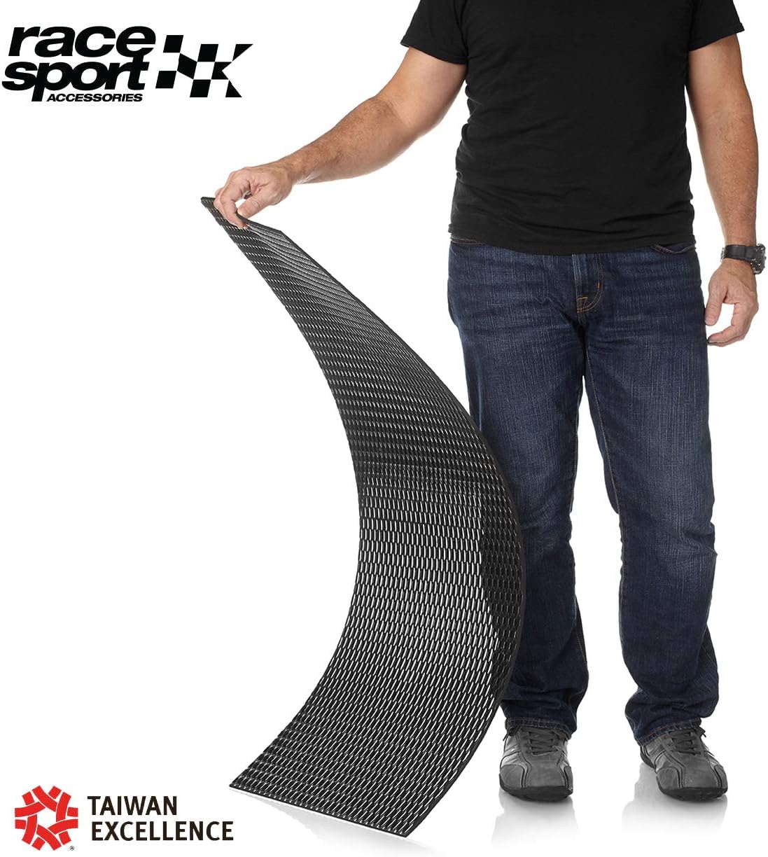 CAR MESH GRILL ABS Racing Honeycomb Mesh 47x16 Inches Honeycomb Hole 8x20 mm