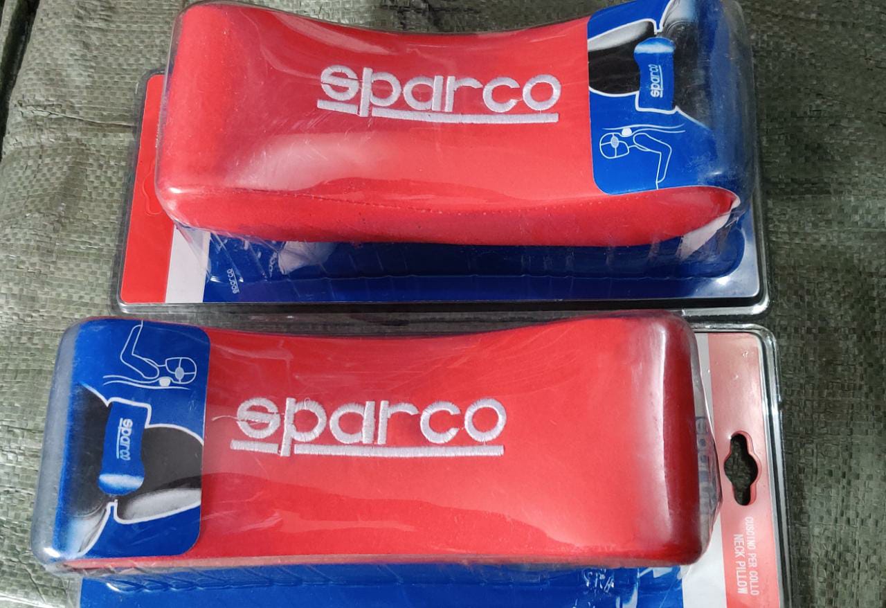 SPARCO NECKREST Sparco Universal Headrest Neck Pillow Adjustable Pillow Cervical Pillow