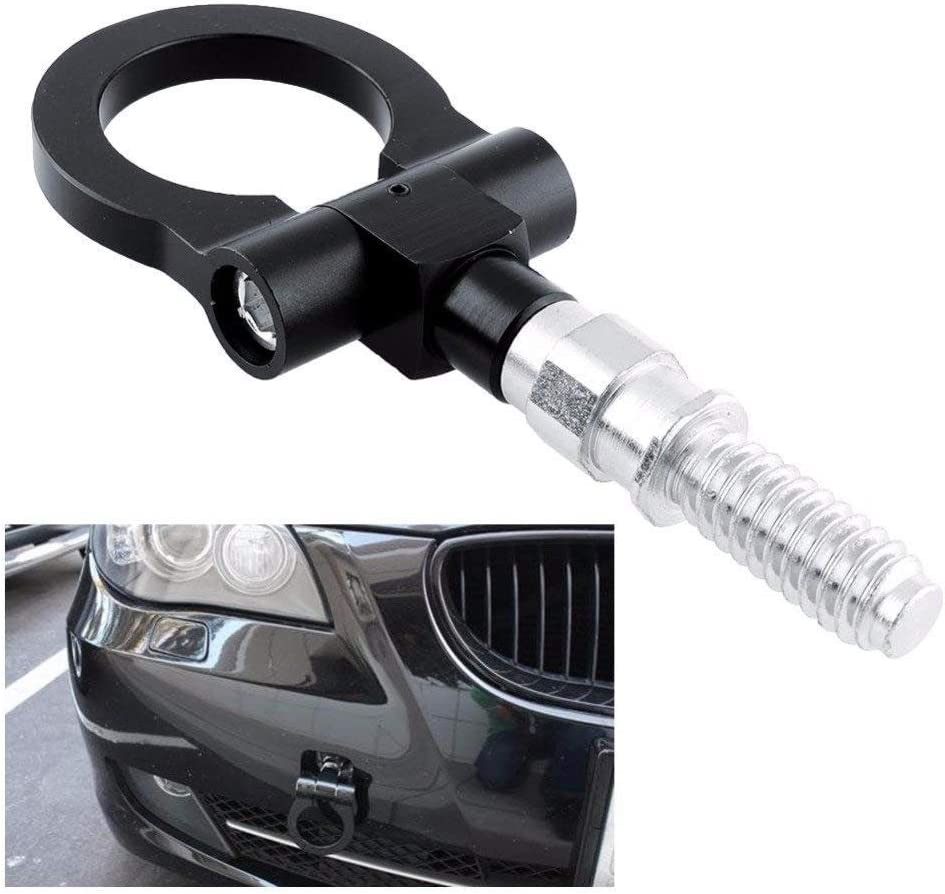 1PC, Metal Round Hook JDM Racing Aluminum Triangle Tow Hooks Eyes Front Rear Japanese Car Auto Traile Rear Japanese Car Auto Trailer.