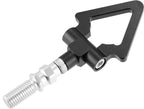 1PC, BLACK METAL TRIANGLE HOOK Auto Car Track Racing Front Rear Bumper Screw on Tow Hook Trailer Ring for BMW 3 5 7 Series Z3 Z4 for Mini Cooper Triangle