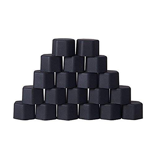 20pcs/Set BLACK Silicone car Wheel Nuts Bolts Cover dust Protective tyre Valve Screw Cap Cover&nbsp;