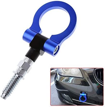 1PC, Metal Round Hook JDM Racing Aluminum Triangle Tow Hooks Eyes Front Rear Japanese Car Auto Traile Rear Japanese Car Auto Trailer.