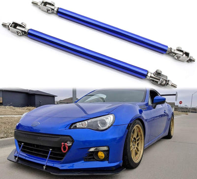 2pc Big Front Splitter Support Rods Adjustable Strut Rods for Cars Vehicles, 8''-11'' Automotive Replacement Bumper Lip Splitter Bars Universal Fit Car Accessories.