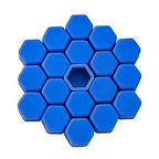 20pcs/Set BLUE Silicone car Wheel Nuts Bolts Cover dust Protective tyre Valve Screw Cap Cover&nbsp;