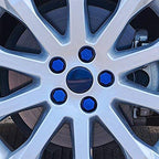 20pcs/Set BLUE Silicone car Wheel Nuts Bolts Cover dust Protective tyre Valve Screw Cap Cover&nbsp;