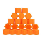 20pcs/Set ORANGE Silicone car Wheel Nuts Bolts Cover dust Protective tyre Valve Screw Cap Cover
