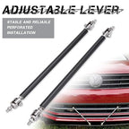 2PC Carbon Big Strut Rods for Cars 8''-11'' Automotive Replacement Bumper Lip Front Splitter Bars Adjustable diffuser Front Splitter Support Rods