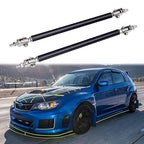 2PC Carbon Big Strut Rods for Cars 8''-11'' Automotive Replacement Bumper Lip Front Splitter Bars Adjustable diffuser Front Splitter Support Rods