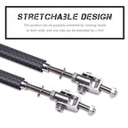 2PC Carbon Big Strut Rods for Cars 8''-11'' Automotive Replacement Bumper Lip Front Splitter Bars Adjustable diffuser Front Splitter Support Rods