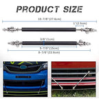 2PC Carbon Big Strut Rods for Cars 8''-11'' Automotive Replacement Bumper Lip Front Splitter Bars Adjustable diffuser Front Splitter Support Rods