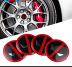 4pcs Deadpool Logo Wheel Center Hub Cap Badge Emblem Sticker Decal Universal for All CAR