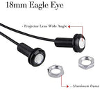 Red Eagle Eye Light 18mm Eagle Eye LED Lights 9W DRL Daytime Running Lights Backup Reversing Parking Signal Automobiles Lamps for Motorbike LED Universal Eagle Light