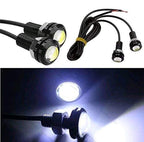 White Eagle Eye Light 18mm Eagle Eye LED Lights 9W DRL Daytime Running Lights Backup Reversing Parking Signal Automobiles Lamps for Motorbike Universal Light