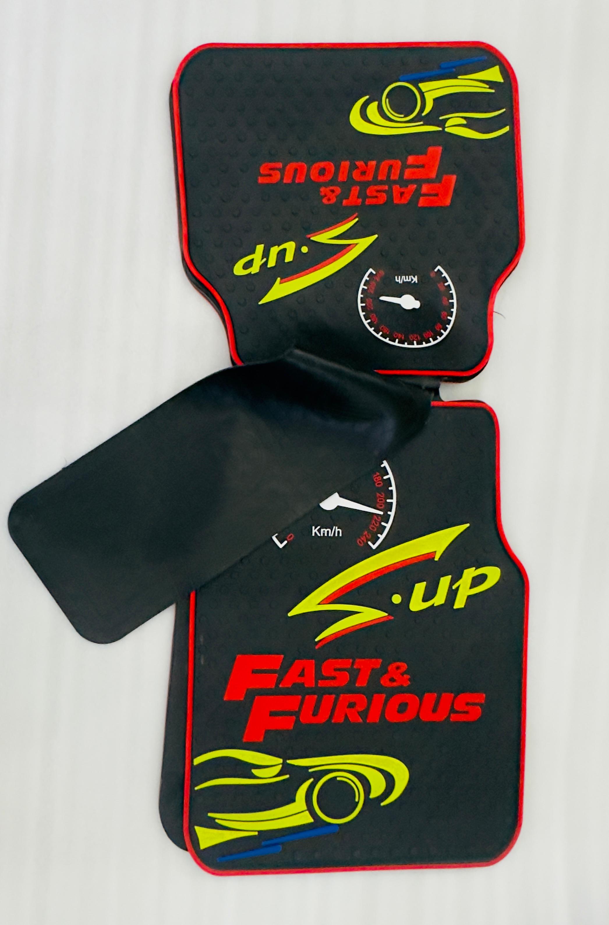 Car Floor mat Premium Racing Fast & Furious JDM Mat Washable Car mat Water Proof car mat Rubber Anit Slip Racing Sport Mats Universal Matt 5PC/1 Set