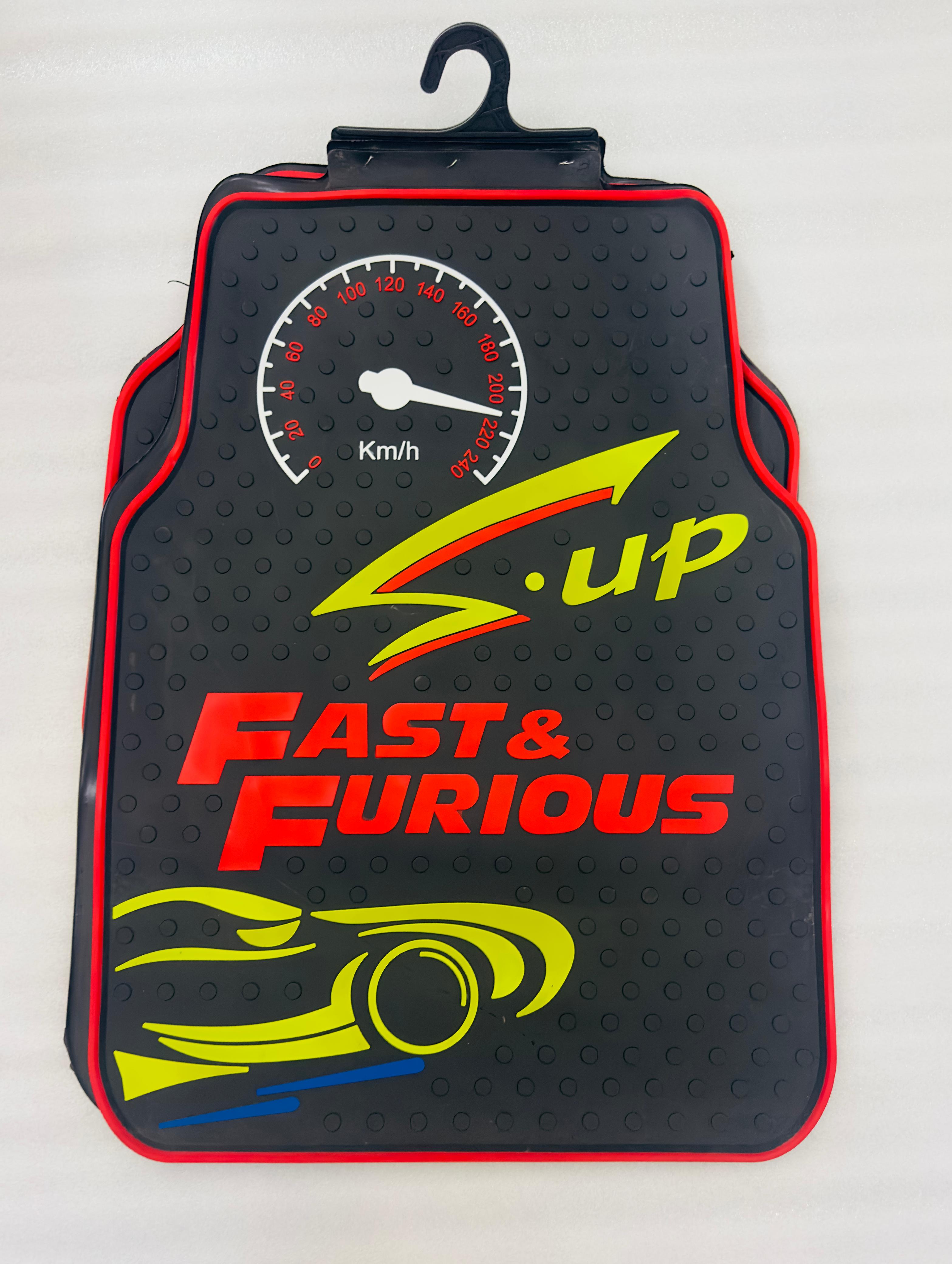 Car Floor mat Premium Racing Fast & Furious JDM Mat Washable Car mat Water Proof car mat Rubber Anit Slip Racing Sport Mats Universal Matt 5PC/1 Set