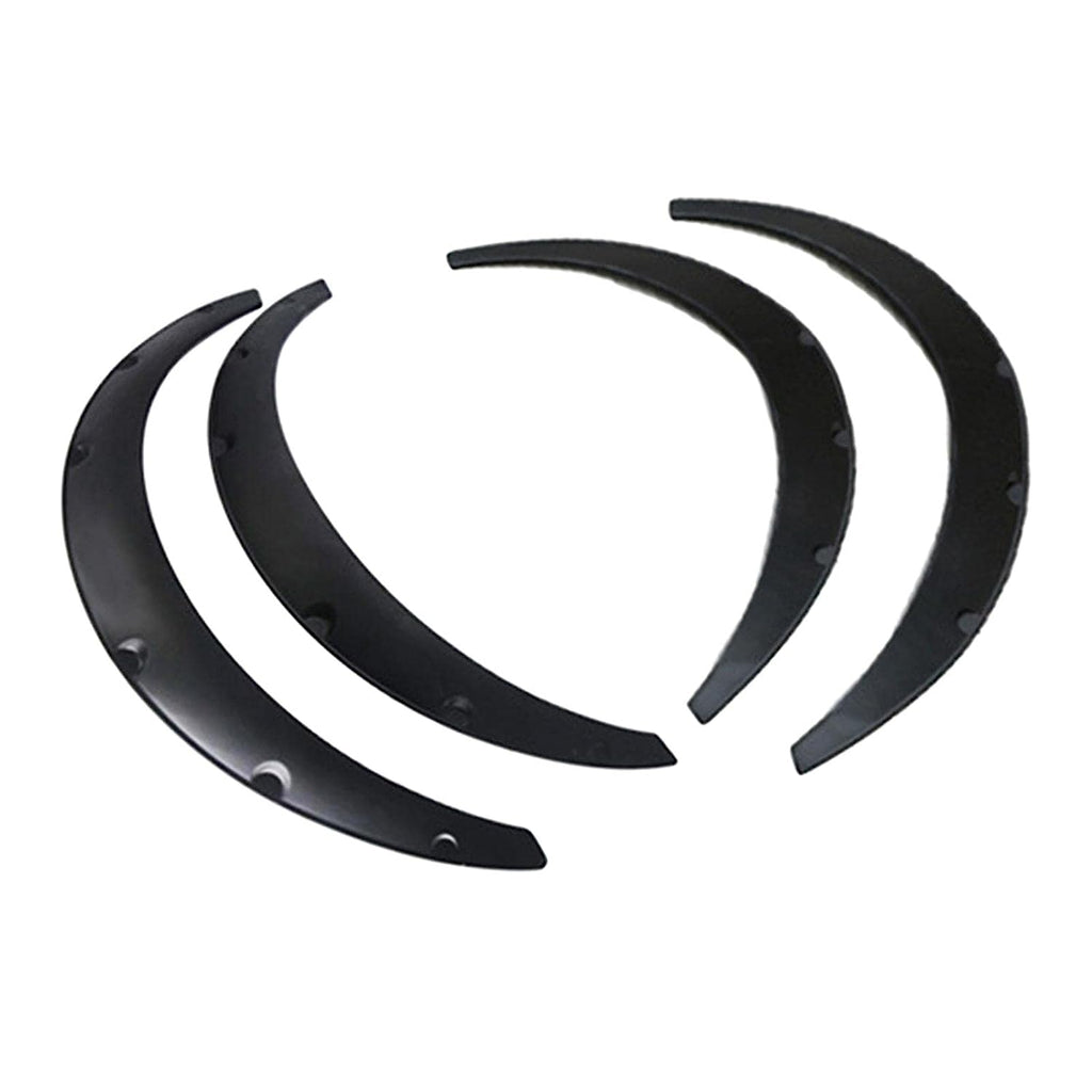 4PC Fender Flares 4PCS 3.5"/890mm Universal Car Wheel Fender Flares Flexible Wide Body Wheel Arches Universal Arch Fennder Fllare Auto Accessories